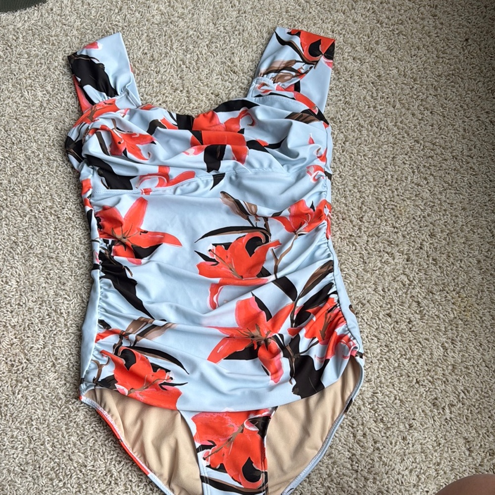 Victoria off shoulder one piece Swimsuit